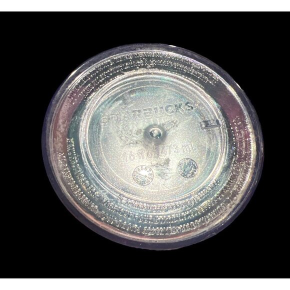 Starbucks 2023 Mermaid Siren Iridescent Purple Double Tail 16oz Travel‎ Tumbler - Picture 5 of 6
